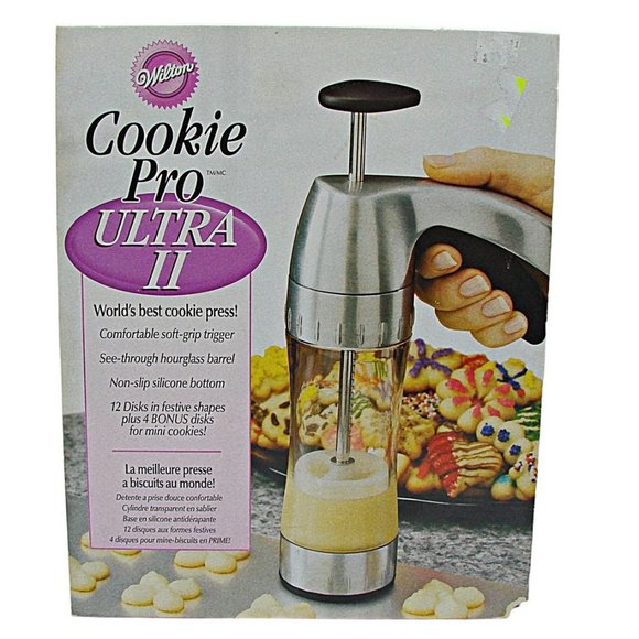 Wilton Kitchen Wilton Cookie Pro Ultra Ii Cookie Press Twelve Disk